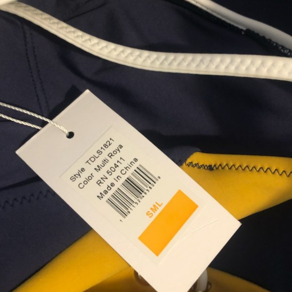 Derek Lam 10 Crosby Laced Color Block One-Piece Sw - Picture 6 of 10